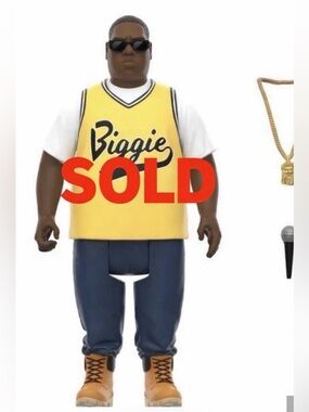 Super7 ReAction Figure – The Notorious B.I.G. – Hip‑Hop Legend – New